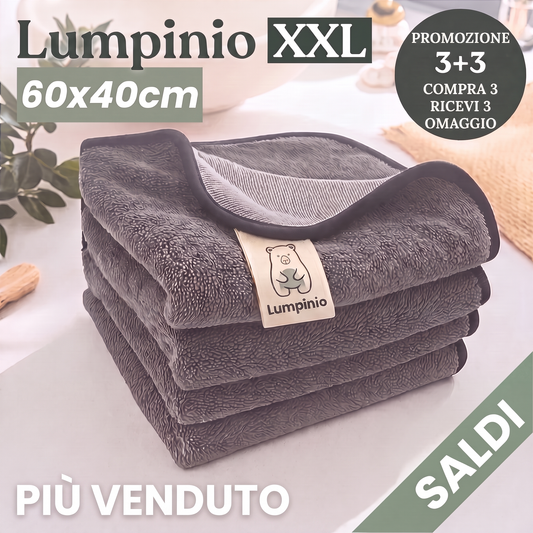 Lumpinioo – Paño para limpiar ventanas y puertas de cristal (60 × 40 cm)