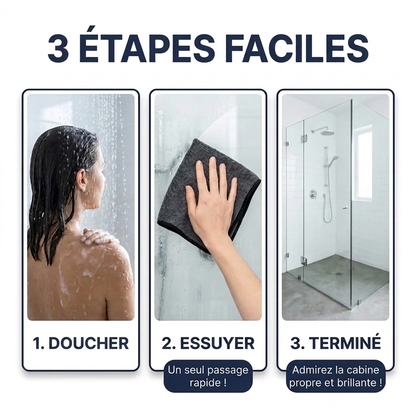 Lumpinioo – Paño de gasa para limpiar ventanas y puertas acristaladas (60 × 40 cm)