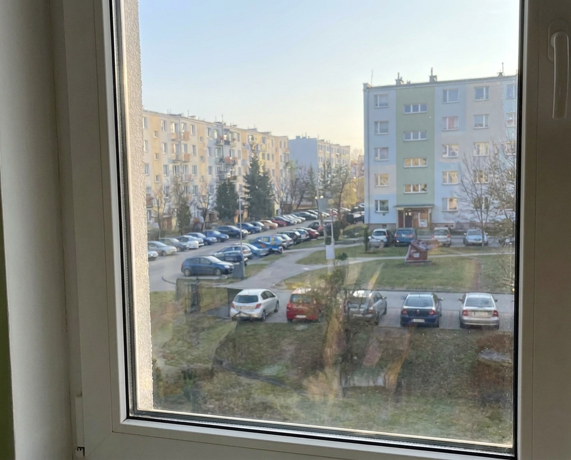 Idealnie czyste okno po użyciu Lumpinio