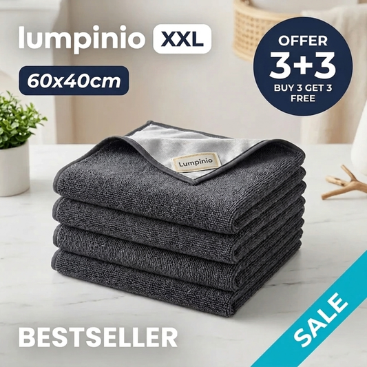 Lumpinioo – Paño para limpiar ventanas y puertas de cristal (60 × 40 cm)